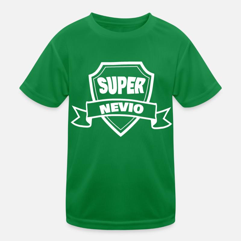 Nevio as a first name Kids Functional T-Shirt