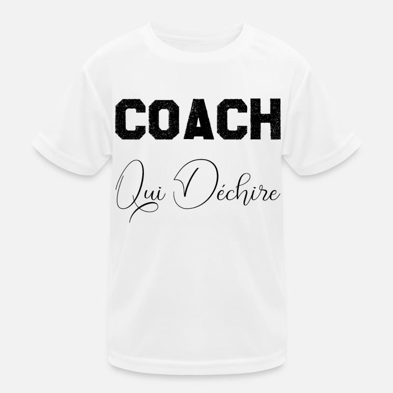 Coach Who Kids Functional T-Shirt