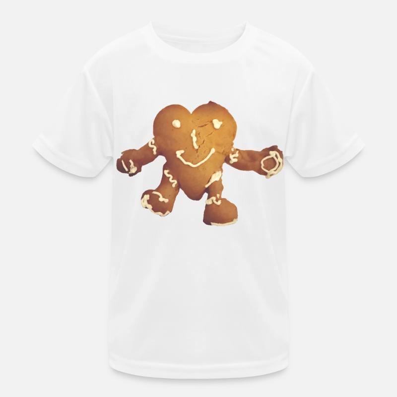 Lebkuchenherz Kinder Funktions-T-Shirt