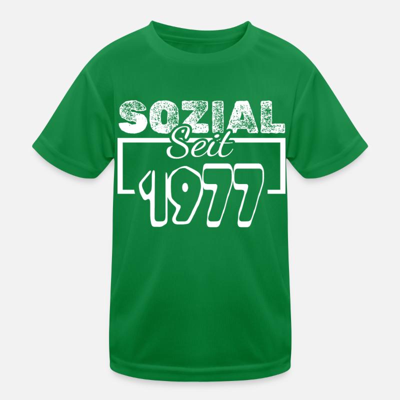 seit 1977 Kinder Funktions-T-Shirt