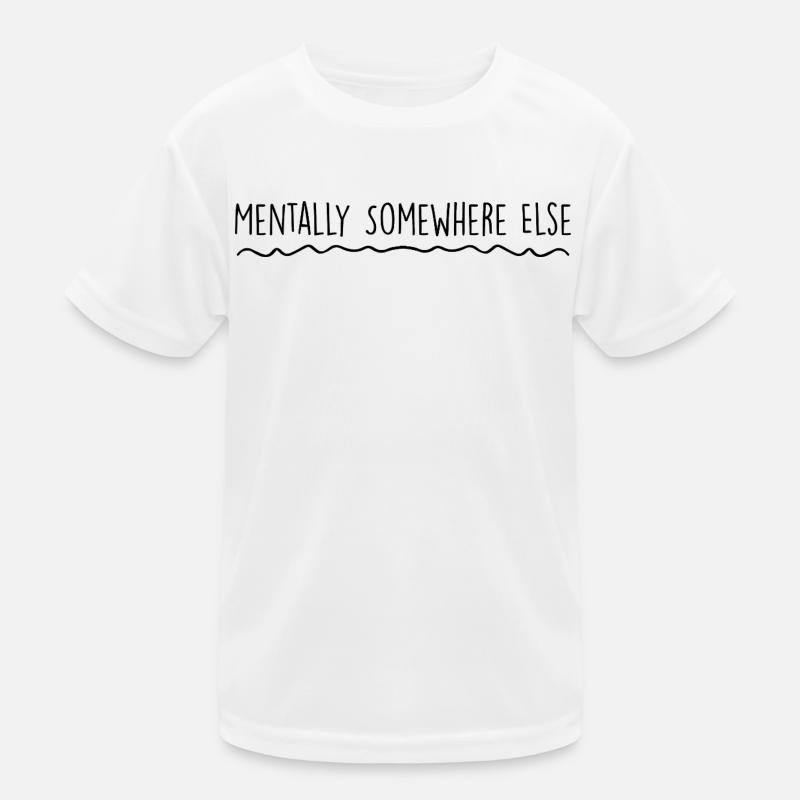 Mentally somewhere else Kids Functional T-Shirt