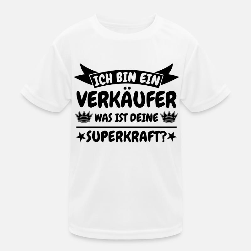 Verkäufer Kinder Funktions-T-Shirt