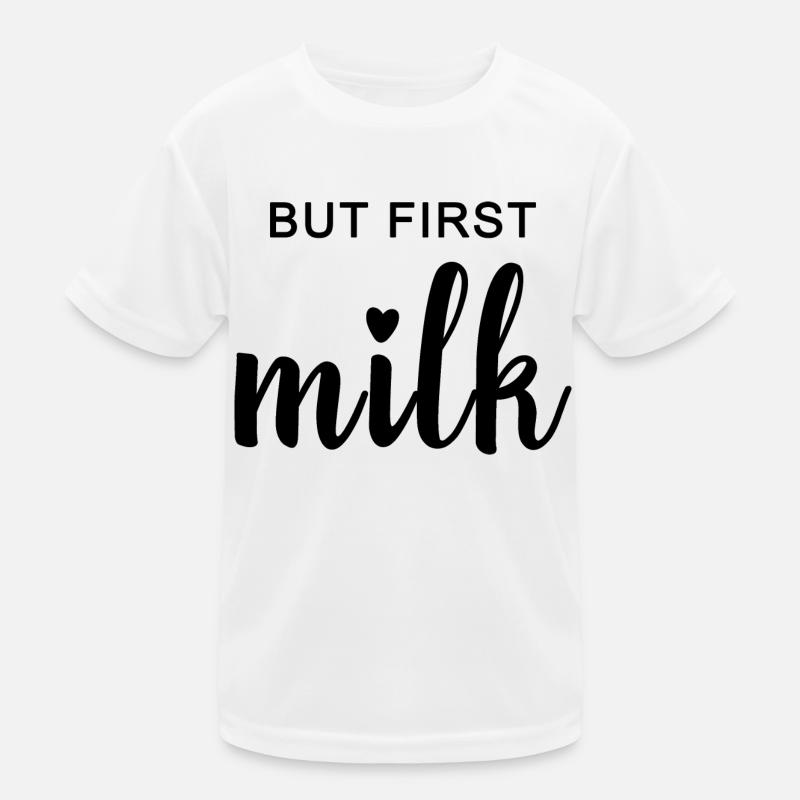 MAIS PREMIER LAIT. Idée cadeau pour la mère et l'enfant T-shirt sport Enfant