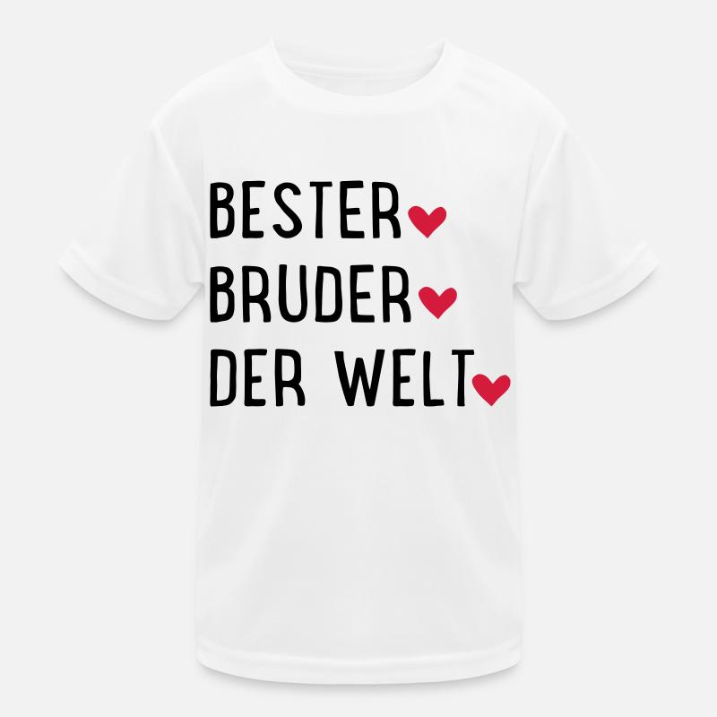 Bester Bruder der Welt Kinder Funktions-T-Shirt