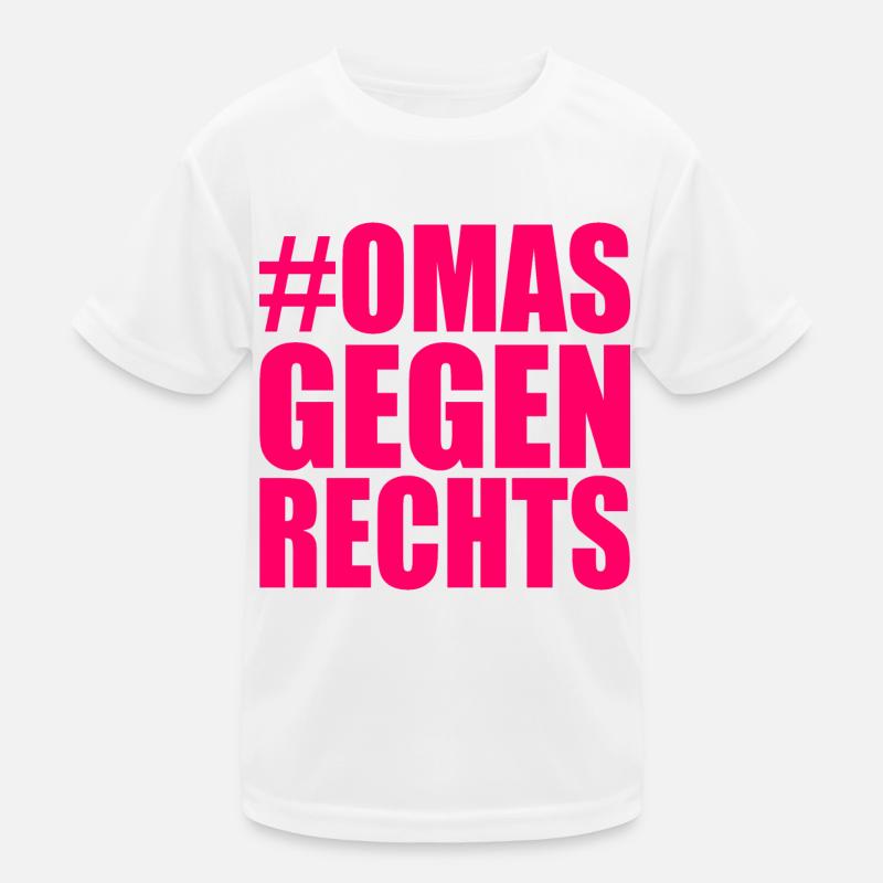 omas gegen rechts Kinder Funktions-T-Shirt