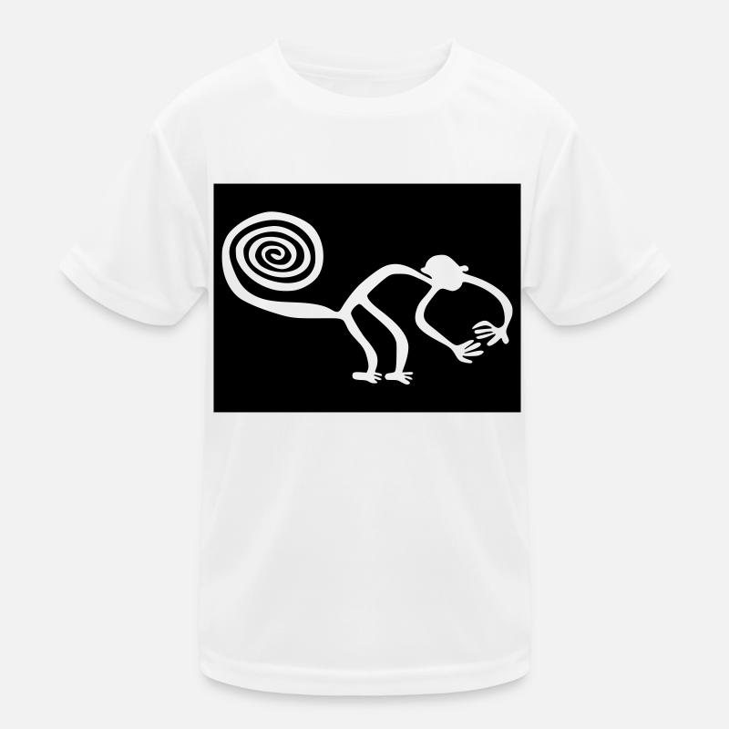 Nazca-Affe (Pause) Kinder Funktions-T-Shirt