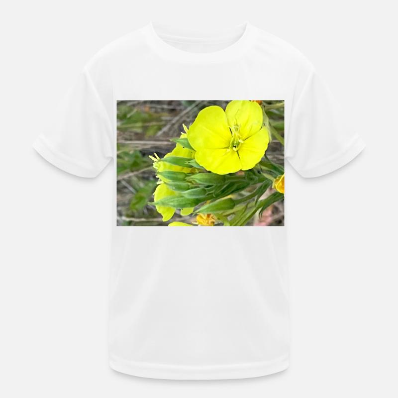 Fleur jaune T-shirt sport Enfant