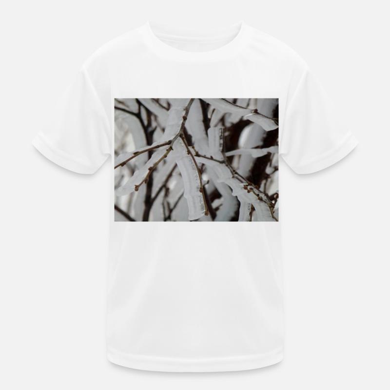 Ice on branches Kids Functional T-Shirt