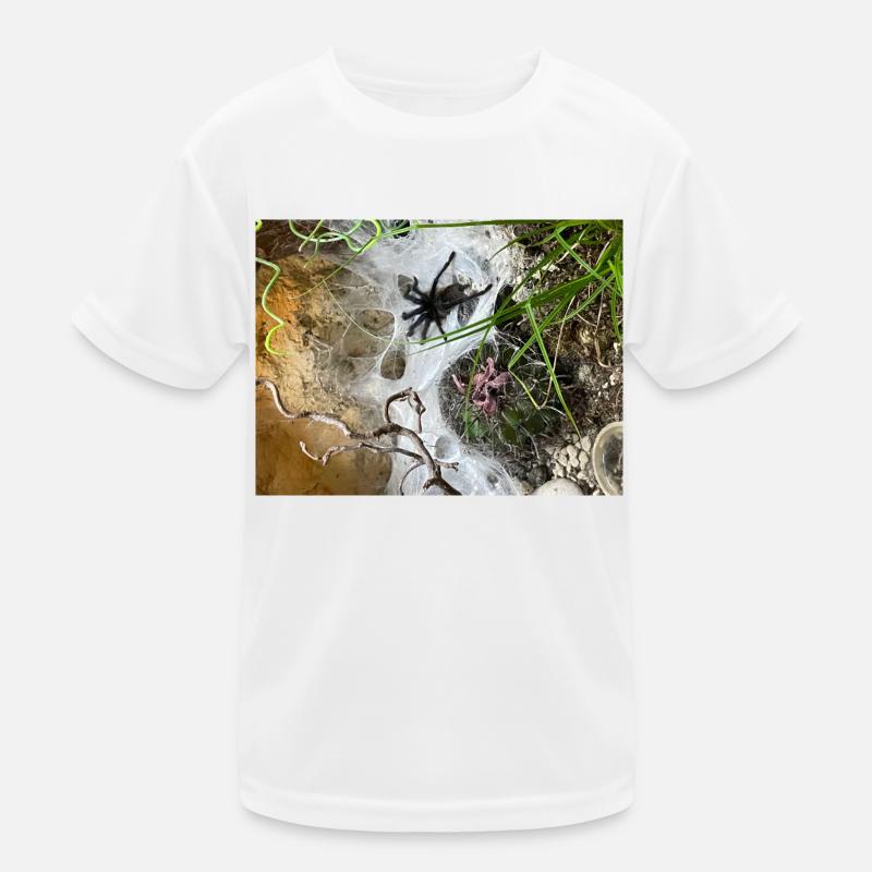 Tarentule sur le web T-shirt sport Enfant