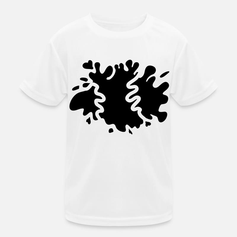 Farbklecks Kinder Funktions-T-Shirt