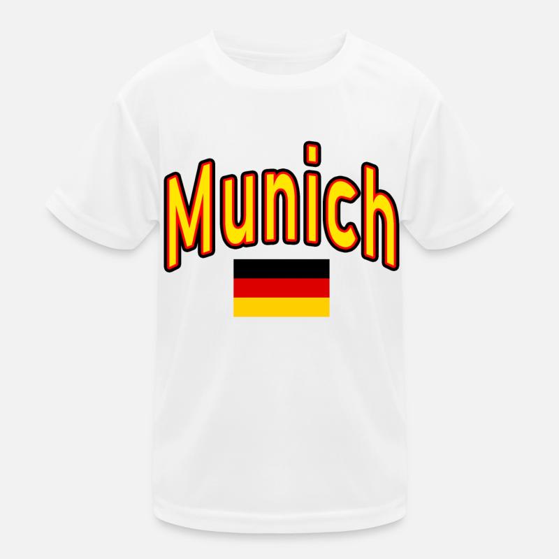Munich munich germany flag Kids Functional T-Shirt