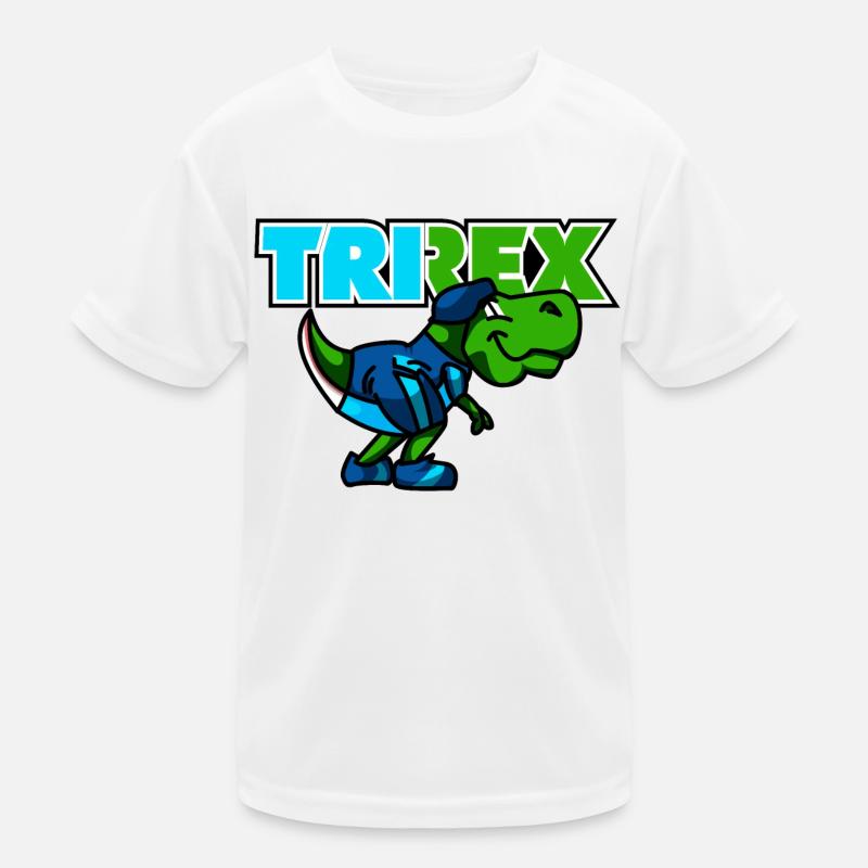 TRI REX est le dinosaure du triathlon T-shirt sport Enfant