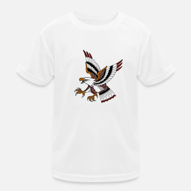 Old school eagle Kinder Funktions-T-Shirt