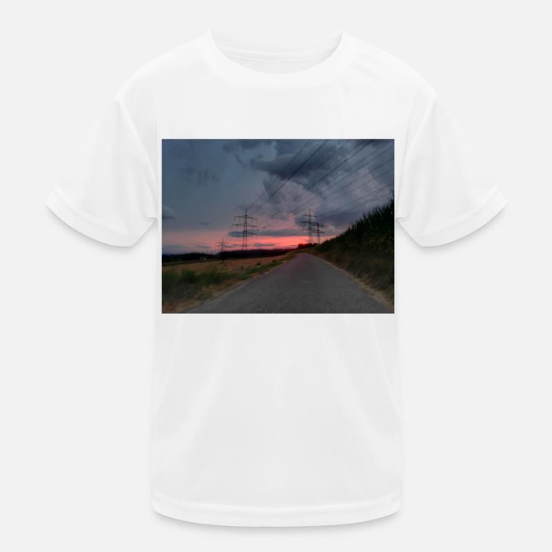 Abendsonne Kinder Funktions-T-Shirt