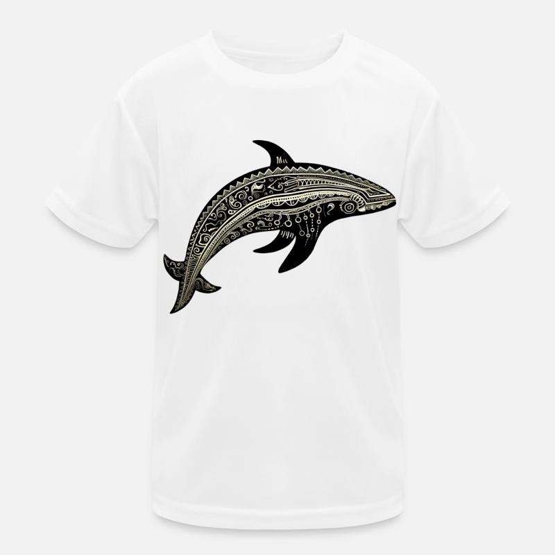 Bogolanfini-Wal Kinder Funktions-T-Shirt