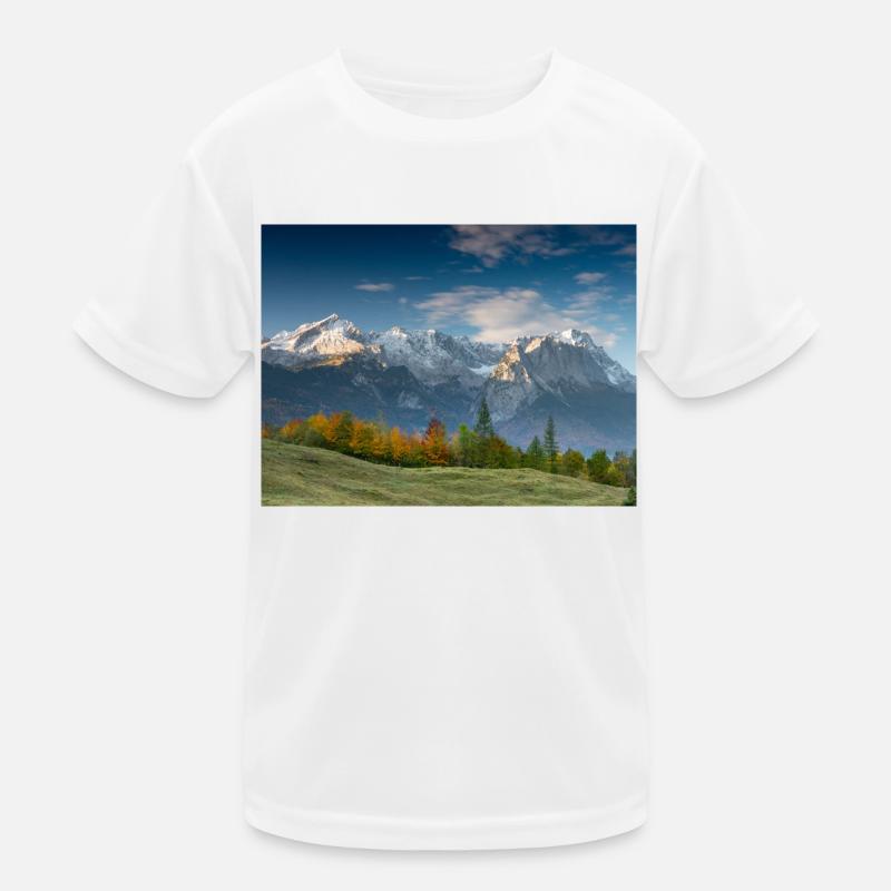 Ambiance automnale sous la Zugspitze T-shirt sport Enfant