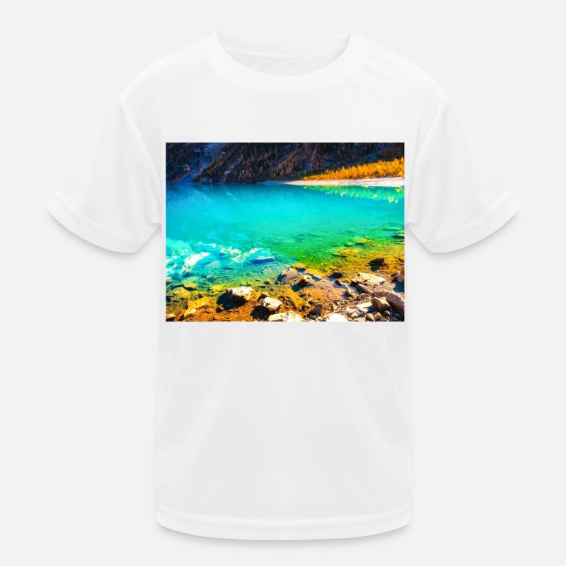 HERBST SEE - Kinder Funktions-T-Shirt - Weiß