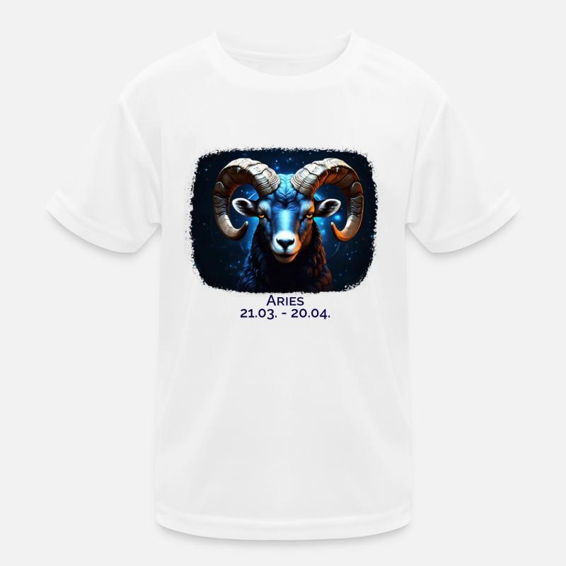 Sternzeichen Widder Datum Kinder Funktions-T-Shirt