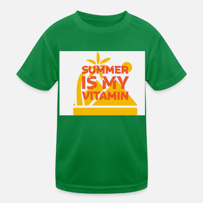Sommer Kinder Funktions-T-Shirt