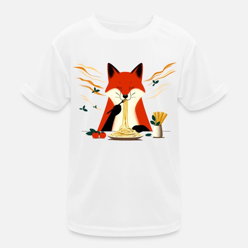 Pasta Fox Kids Functional T-Shirt