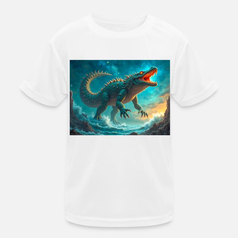 Cipactli, monstre de création aztèque de primordial T-shirt sport Enfant