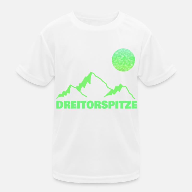 Klettern Dreitorspitze Kinder Funktions-T-Shirt