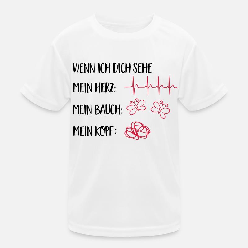 verliebt Kinder Funktions-T-Shirt