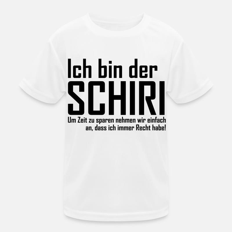 Schiri Kinder Funktions-T-Shirt