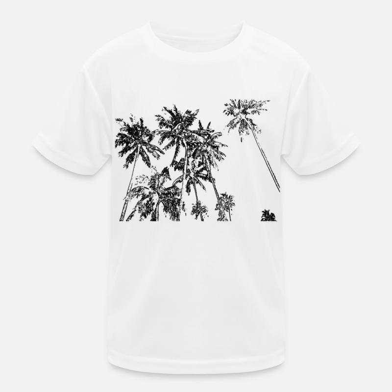Palmen Kinder Funktions-T-Shirt
