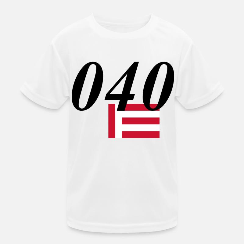 040 Eindhoven North Brabant design - Kids Functional T-Shirt - white