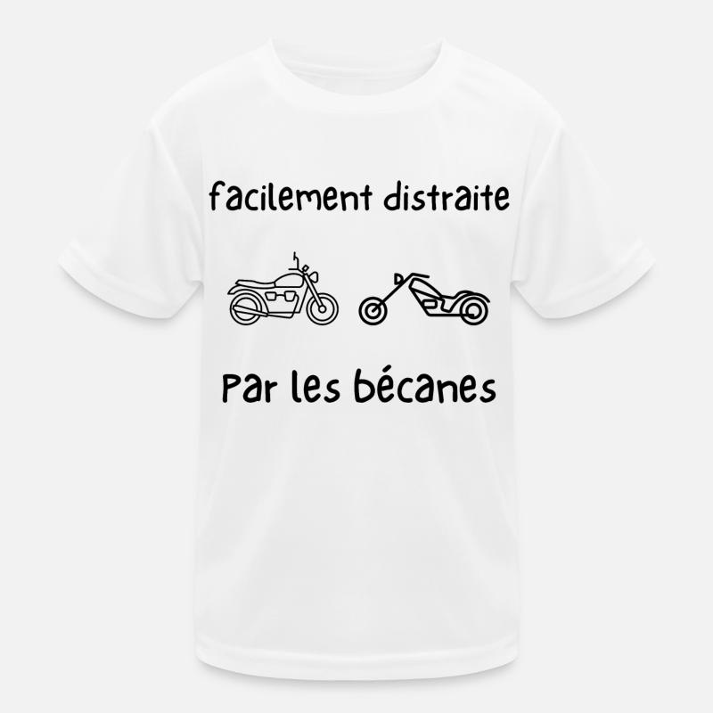 facilement distraite par les bécanes T-shirt sport Enfant