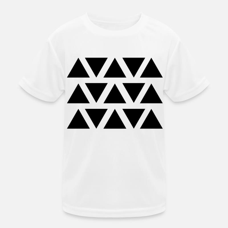 Forme géométrique triangle T-shirt sport Enfant