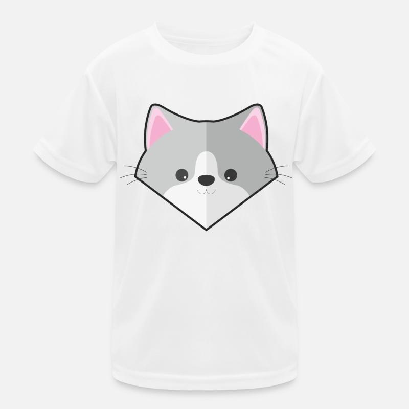 Cute Simple Cat Kids Functional T-Shirt