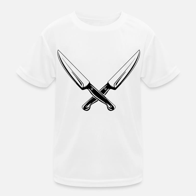 messer 2 Kinder Funktions-T-Shirt