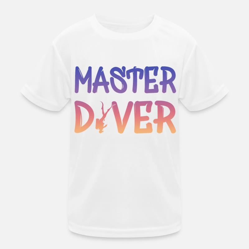Master Diver Kinder Funktions-T-Shirt