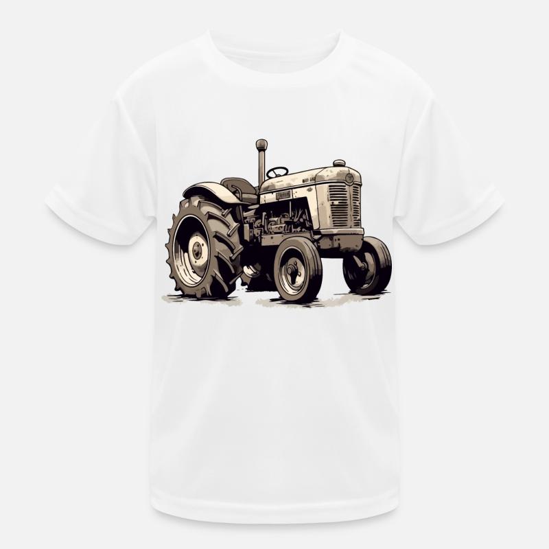 Altmodischer Traktor Kinder Funktions-T-Shirt