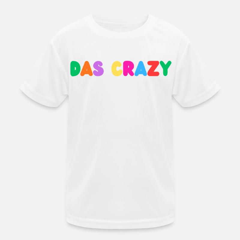 Das Crazy Kinder Funktions-T-Shirt