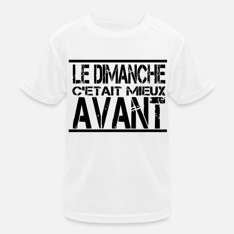 Le dimanche c'était mieux avant T-shirt sport Enfant