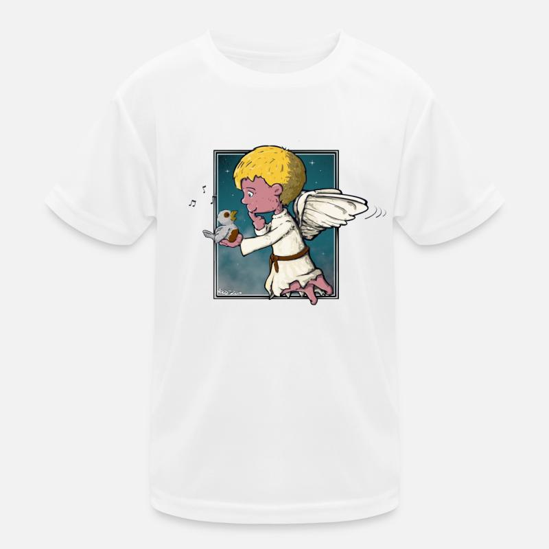 Schutzengel Kinder Funktions-T-Shirt