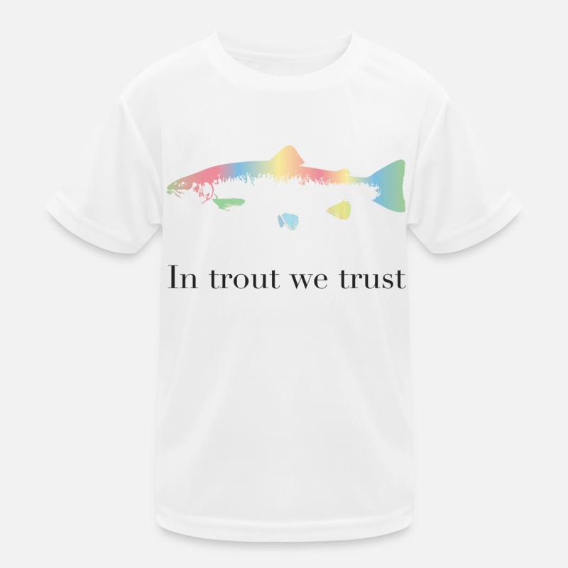 In trout we trust Kids Functional T-Shirt