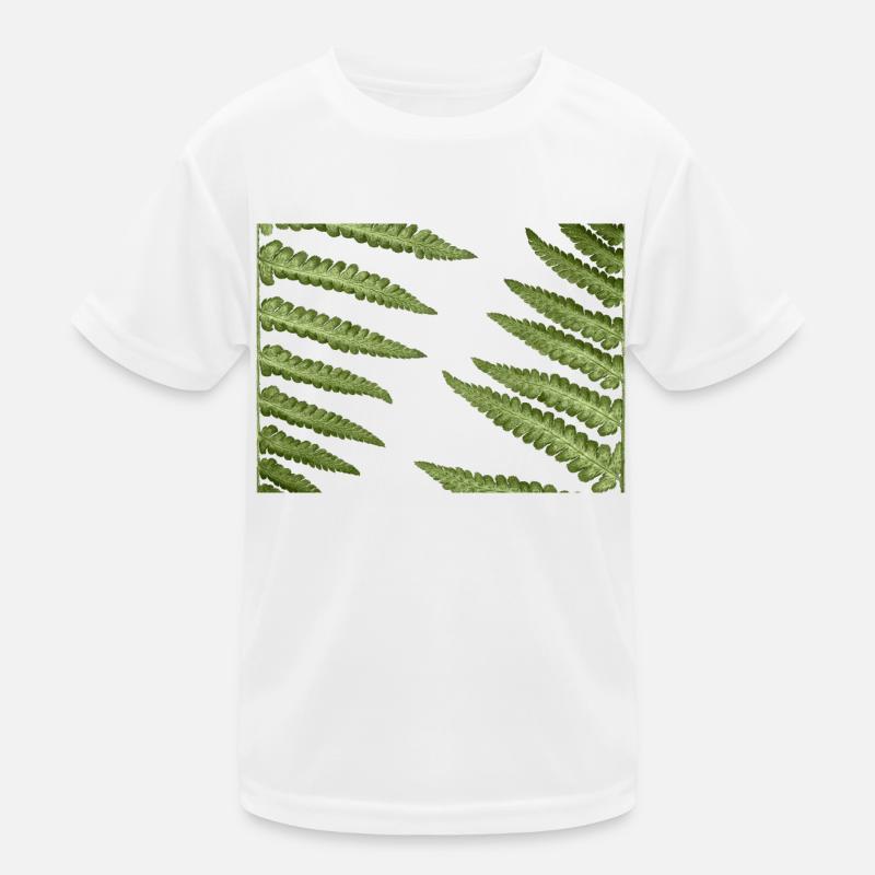 Abstract fern patterns Kids Functional T-Shirt