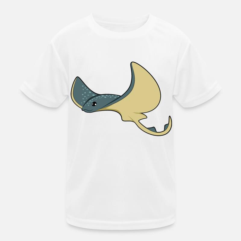 Stachelrochen Kinder Funktions-T-Shirt
