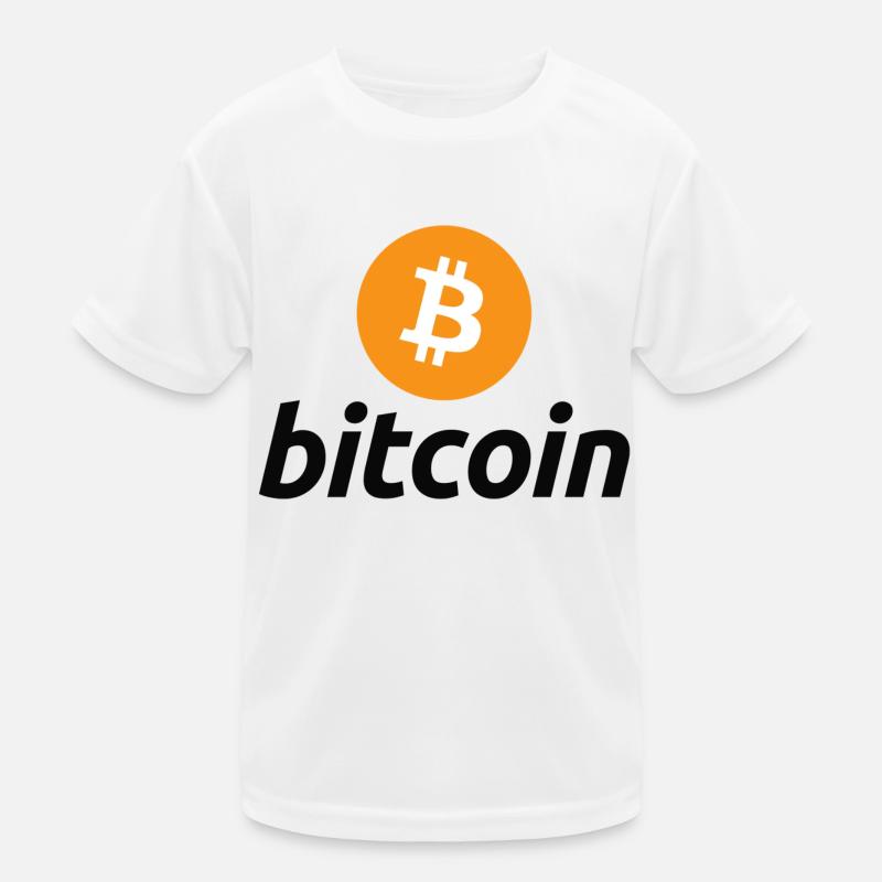 BITCOIN Kinder Funktions-T-Shirt
