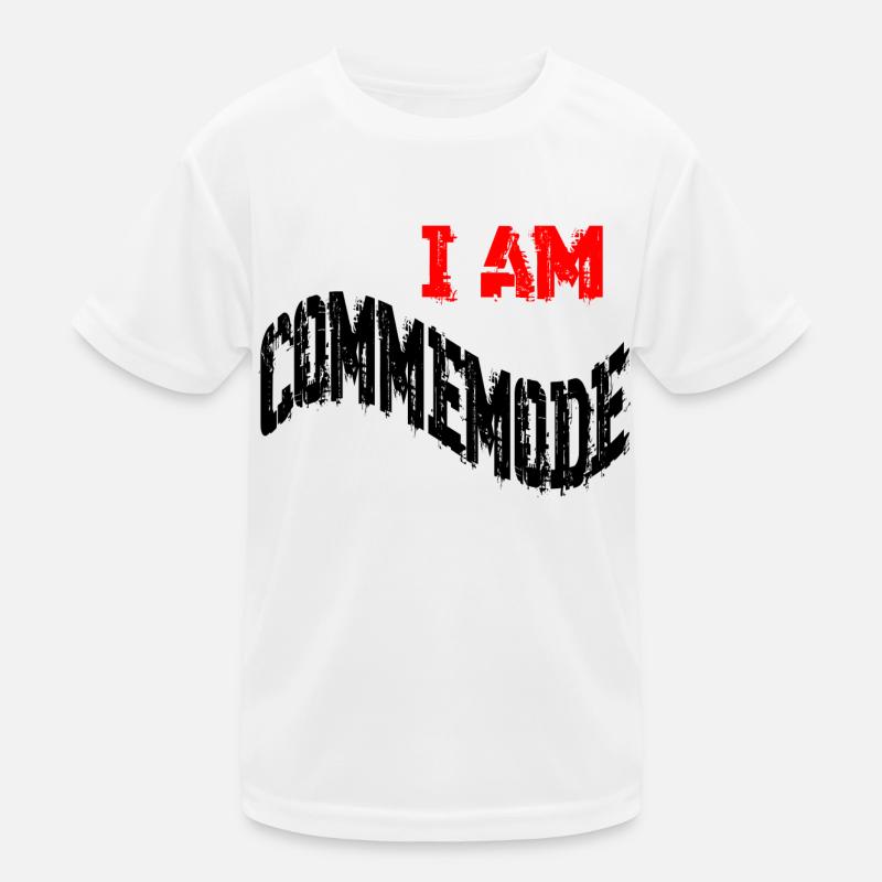 I AM COMMEMODE Kinder Funktions-T-Shirt