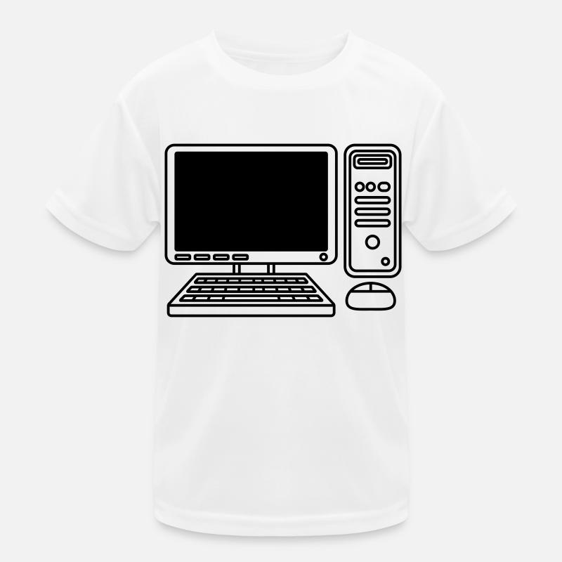 Bildschirm Tastatur Maus Computer Kinder Funktions-T-Shirt