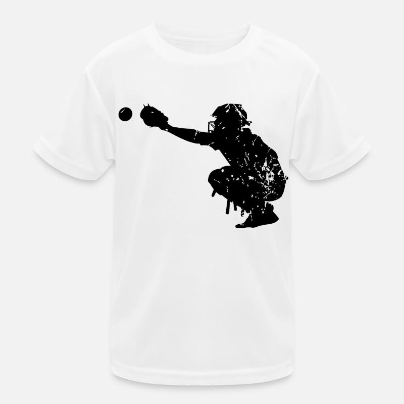 Baseball Kinder Funktions-T-Shirt