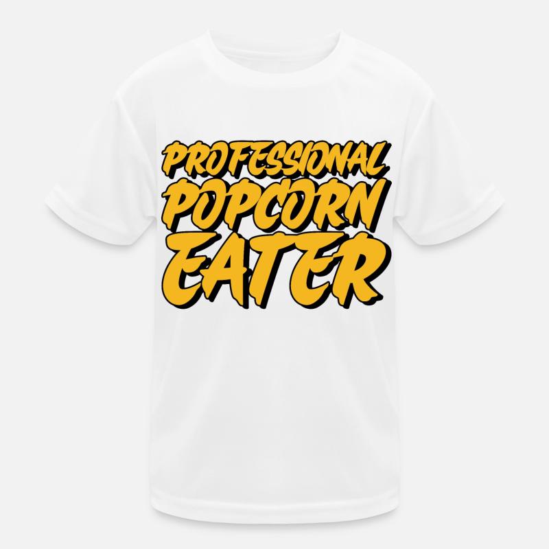 Professional Popcorn Eater Kids Functional T-Shirt