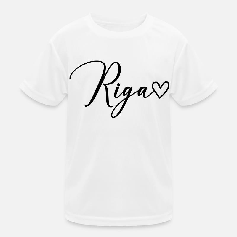 Riga Font Kids Functional T-Shirt