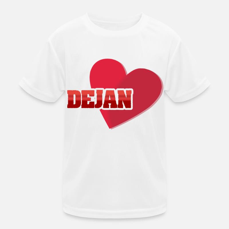 First name Dejan Kids Functional T-Shirt