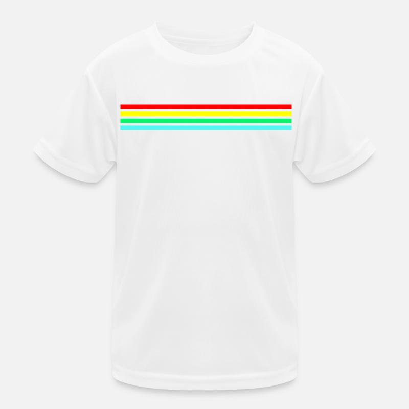 Raider rétro néon compatible T-shirt sport Enfant